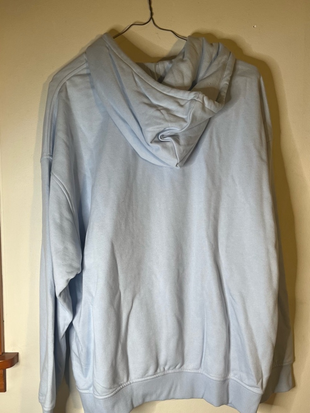 H&M Light Blue Ontario Bear Graphic Zip Hoodie Size Large NWT - Picture 5 of 5